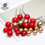 Золотые фрукты рождественская елка DIY Декоративный материал подвесной подвесной орнамент аксессуары небольшие ювелирные сцены