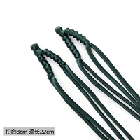 Длинная хвост, пряжка Чонсам [темно -зеленый] 2/сумка