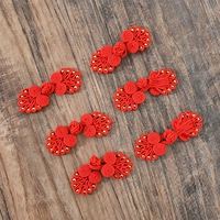 Цветочные аксессуары Cheongsam Plate Buckle [красный] 6/сумка