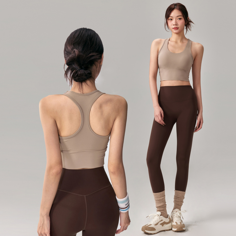 Sports Bra with Chest Pads, High-Intensity Shock-Proof Push-Up Racerback Fitness Vest, 2026 New Running Yoga Bra Sports Bra with Chest Pads, High-Intensity Shock-Proof Push-Up Racerback Fitness Vest, 2026 New Running Yoga Bra