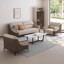 Chengdu office business casual reception room boss office sofa simple modern coffee table combination set