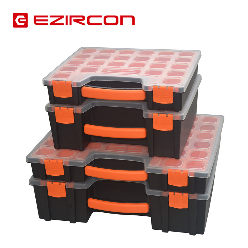 Portable parts box components box individually divided to take out kit parts box integral rectangular drawer