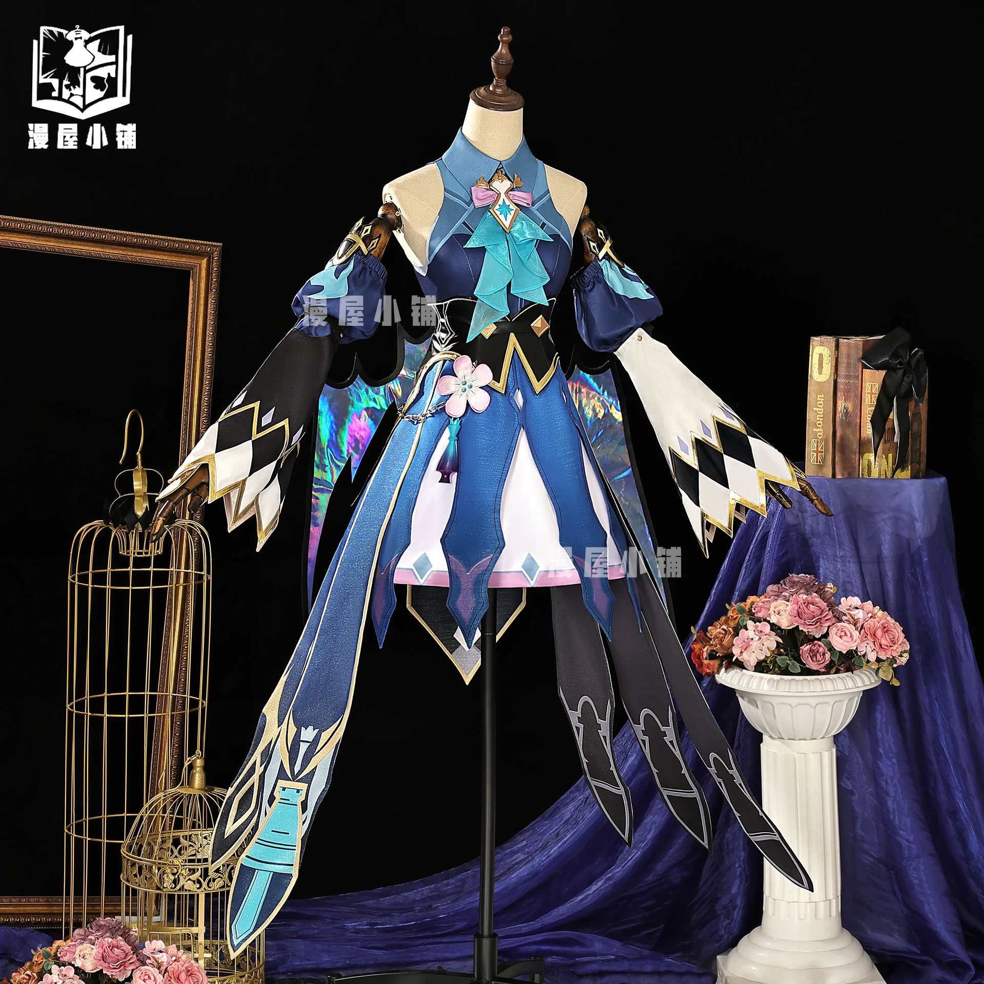 漫屋小铺 Collapse Star Dome Railway cos clothing engraved Rudra cosplay game two-dimensional animation costume