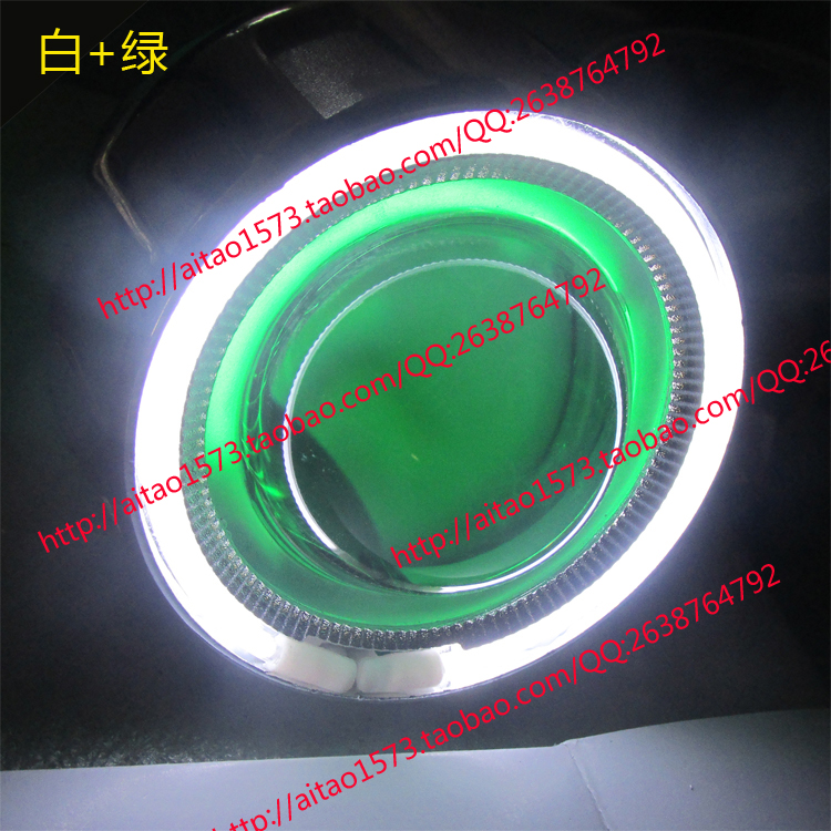 Wuyang Honda - Machete Double Light Lens Angel Eye Devil Eye Xenon Light Đèn pha Refit Đèn mắt cá - Đèn HID xe máy đèn pha xe wave