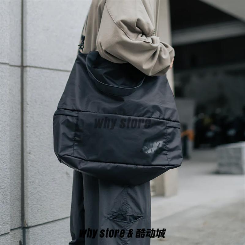 Nike Tote Bag Handheld Underarm Bag Sports Casual Fitness Storage Waterproof Shoulder Bag Bg033-010A