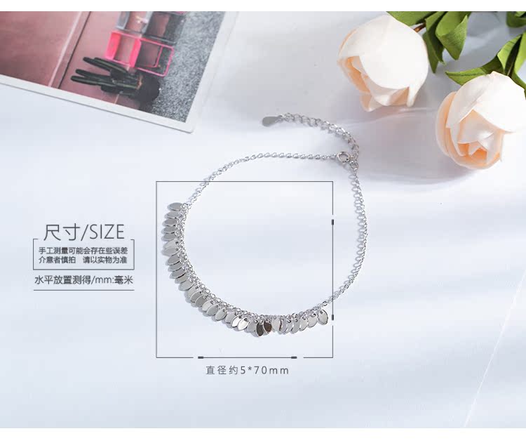 Chaine de cheville Femme en Argenterie - Ref 3103964 Image 12