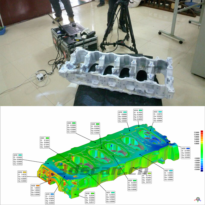 Auto 3D Scanning Auto 3D Inspection Auto Parts Reverse design Auto parts inspection