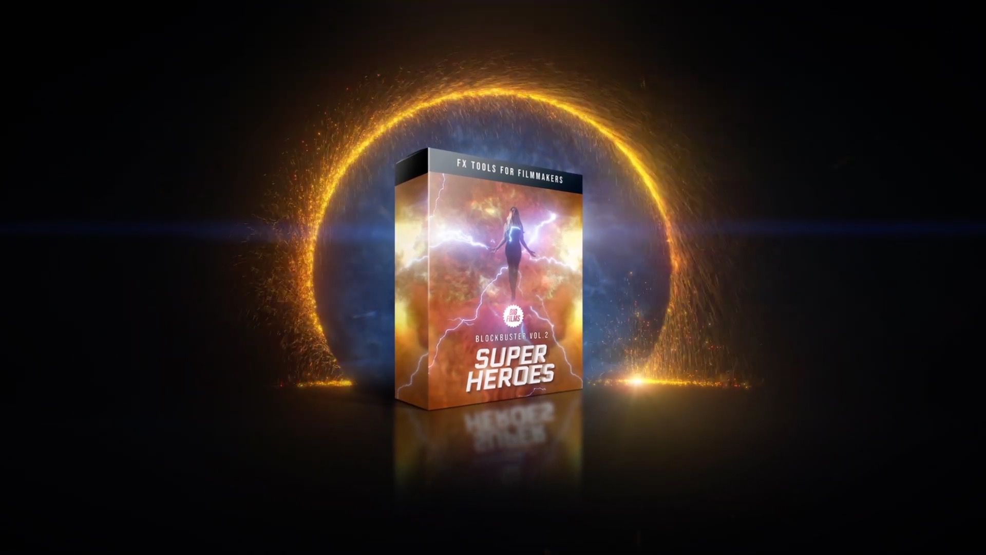 4K视频素材-242个超级英雄魔法能量电流雷电火焰传送门电影特效合成动画