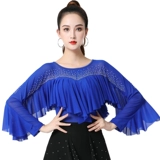 Новое танцевальное платье Гитты Летнее сетевая латино -танце