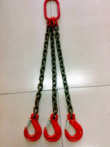 Chain combination set of rigging double legs double hook slings 2T 2 tons 0 5 meters-3 meters lifting chain