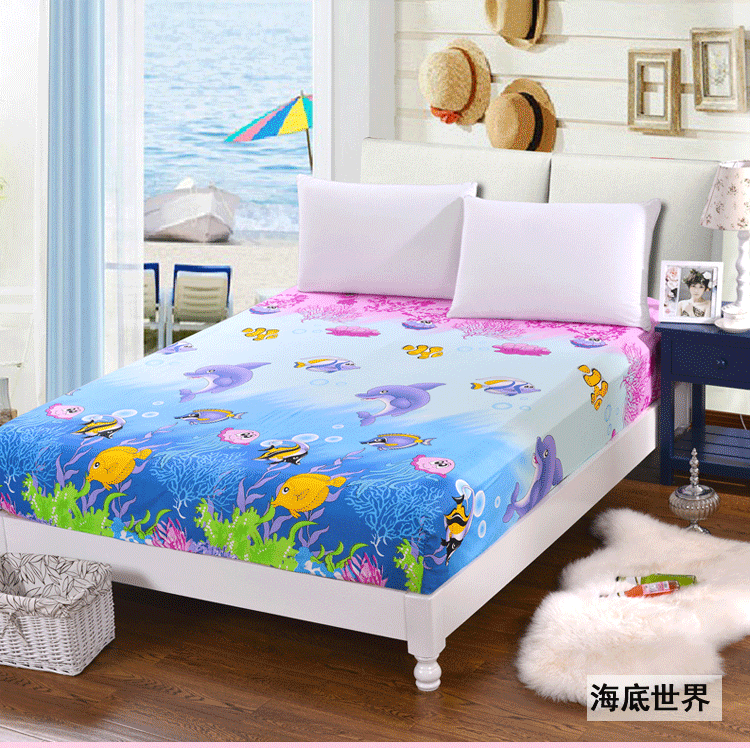 Khăn trải giường đơn mảnh trải giường bọc nệm Simmons bảo vệ bìa châu Âu túi ngủ thời trang thoải mái chống bụi trượt Mẫu ga phủ giường