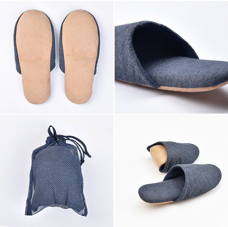 Good Quality, Machine Washable, All-Cotton Travel Portable Slippers, Foldable Slippers Good Quality, Machine Washable, All-Cotton Travel Portable Slippers, Foldable Slippers
