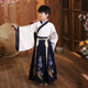 2024 Year of the Dragon New Summer Hanfu Boys and Children Traditional Chinese Master Ancient Costume Spring Handsome Performance Tang Suit Chinese Style