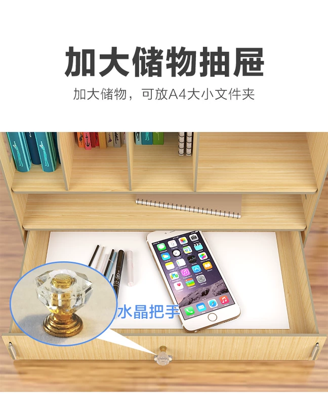 Giá sách đơn giản Bàn để bàn cho trẻ em Tủ sách Đơn giản hiện đại Kệ để bàn dành cho sinh viên Tủ sách - Kệ