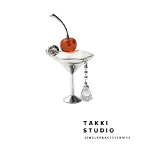 Takkistudio Cherry Balfi Cup Original Pure Silver Ear Nail