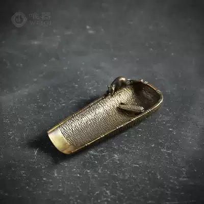 Only tea ceremony accessories, tea lotus Kung Fu tea set, brass tea set, handmade copper woven creative tea ceremony tea picker