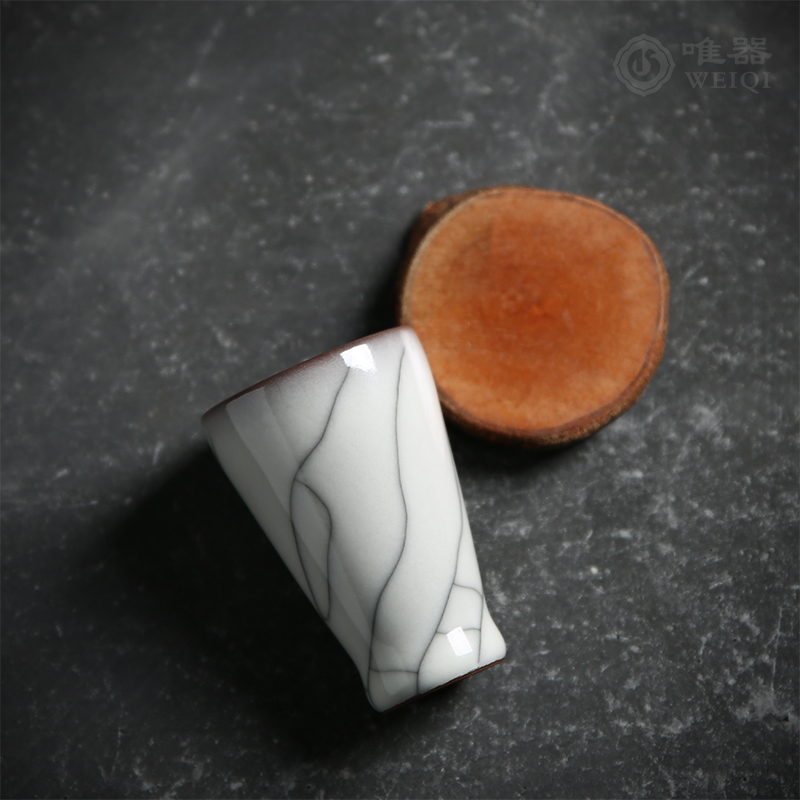 Wu Junquan Artisanal Tea Cup Green Porcelain Tea Ceremony Tea Drinking Cup Pu'er single cup Master's cup Gothic Smell Cup