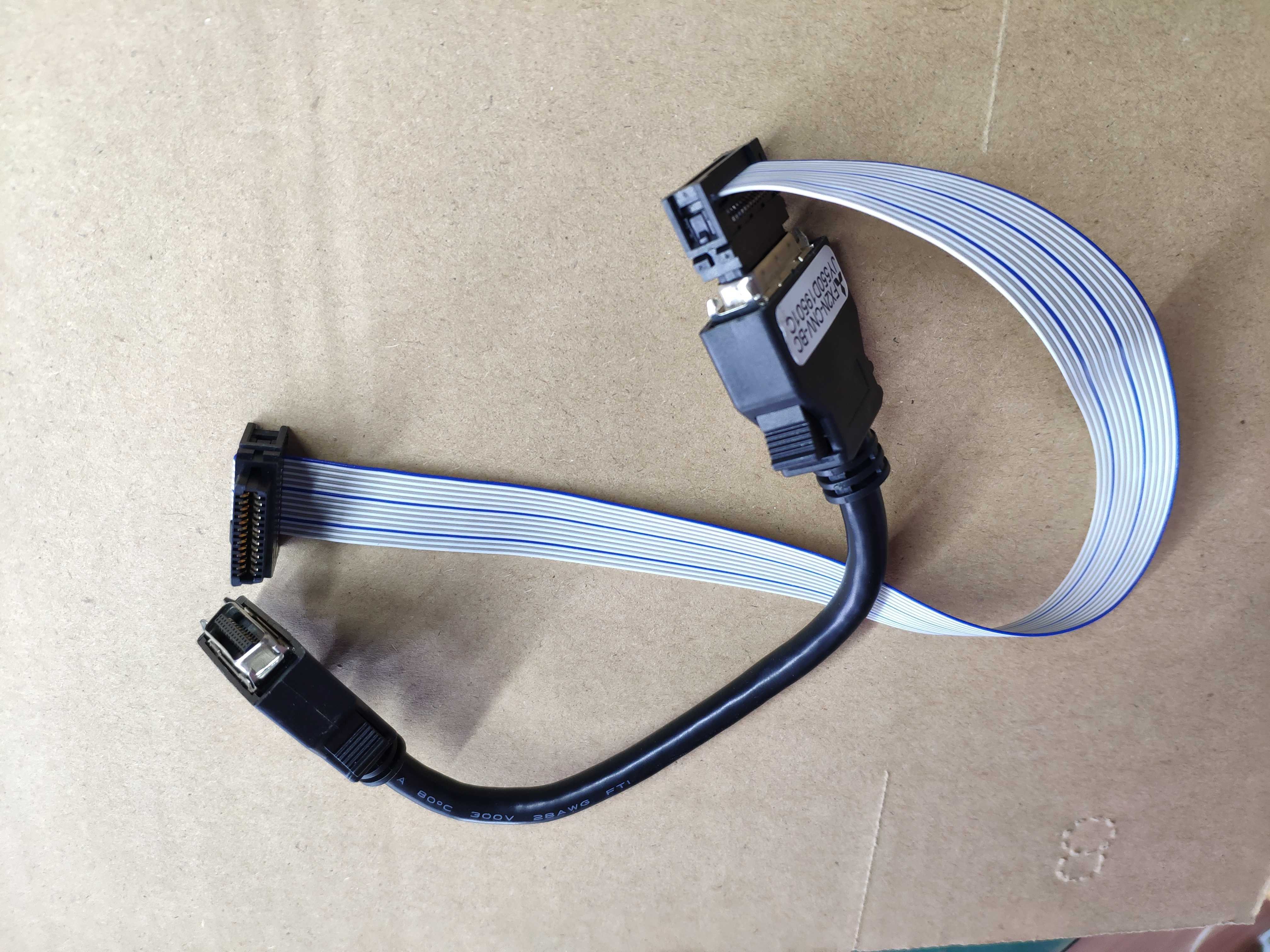 Mitsubishi PLC FX0N FX2N FX3U FX3U of the line-line switching line after docking a male and female optional length