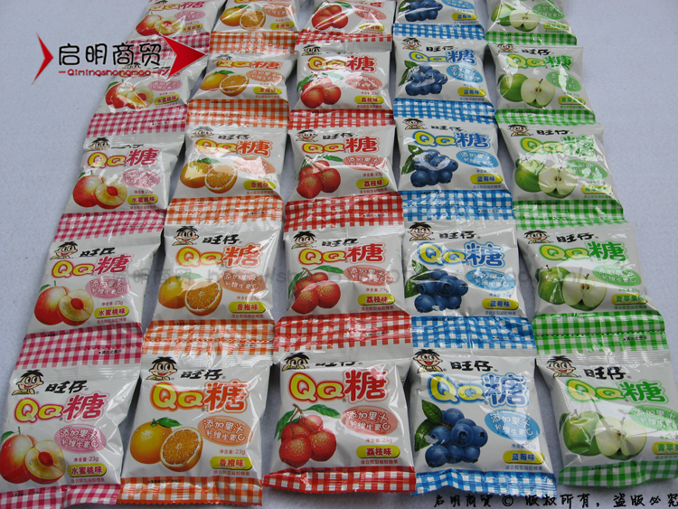 Wangwang Food Wangzi QQ fudge 23g a 5 pack to sell 24 Jiangsu, Zhejiang and Shanghai