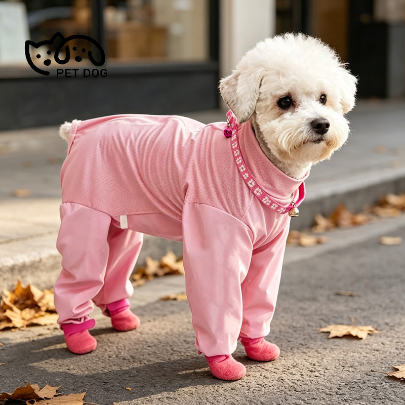 Dog Outdoor Anti-Dirt Clothing, Summer Thin Style 2026 New Model, Foot-Covering Teddy Pet Four-Legged Dust-Proof Pants Leg Covers Dog Outdoor Anti-Dirt Clothing, Summer Thin Style 2026 New Model, Foot-Covering Teddy Pet Four-Legged Dust-Proof Pants Leg Covers