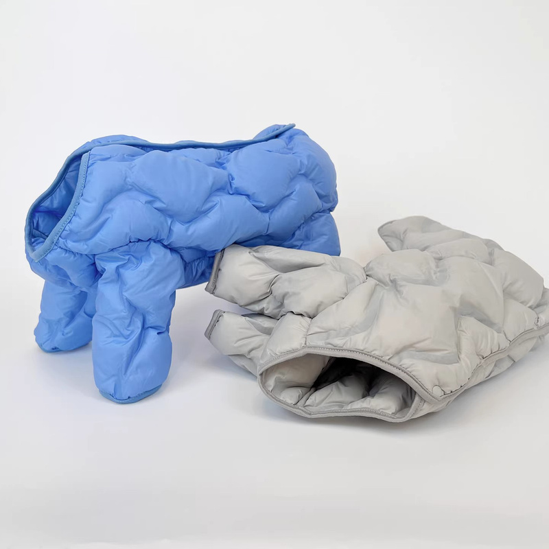 【New Product】White Duck down Dog down Jacket with Belly Coverage, Four-Legged Winter Clothing for Small Dogs, Teddy Pet Warm Clothes 【New Product】White Duck down Dog down Jacket with Belly Coverage, Four-Legged Winter Clothing for Small Dogs, Teddy Pet Warm Clothes