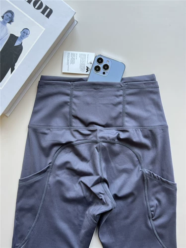 Фонды социального обеспечения стоимость -для утечек -без отказа, толстые карманные против обертанных брюк йоги спортивные укороченные брюки