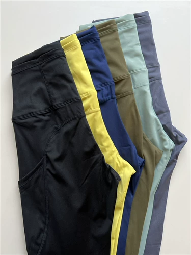 Фонды социального обеспечения стоимость -для утечек -без отказа, толстые карманные против обертанных брюк йоги спортивные укороченные брюки