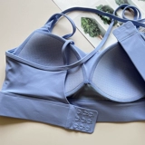 Высокопрочный противоударный бюстгальтер пуш-ап для йоги, бретели, спортивный бюстгальтер, надевается на плечо, красивая спина