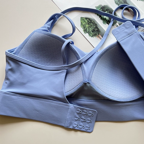 Высокопрочный противоударный бюстгальтер пуш-ап для йоги, бретели, спортивный бюстгальтер, надевается на плечо, красивая спина