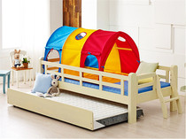 Childrens bed Canopy Bunk bed Half-height bed Bunk bed Bed canopy accessories Boy girl game house Anti-mosquito cartoon