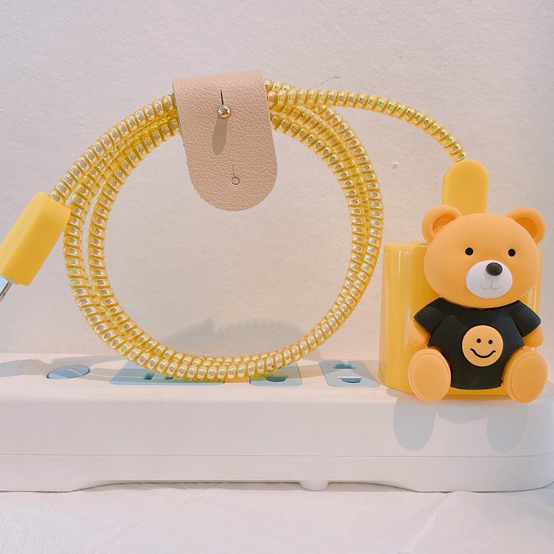 Apple 12 data line protective suit for iPhone 20W charger sticker iPad 2020 headset winding rope