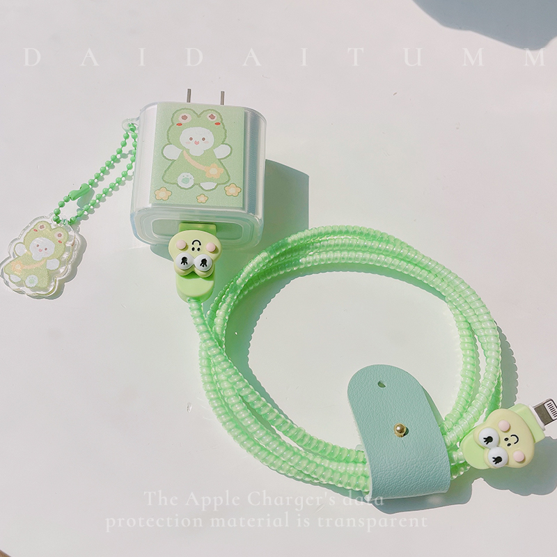 Apple 12 data line protective casing suitable for 20W chargers transparent protection shell iPad2020 Fast charge 11promax