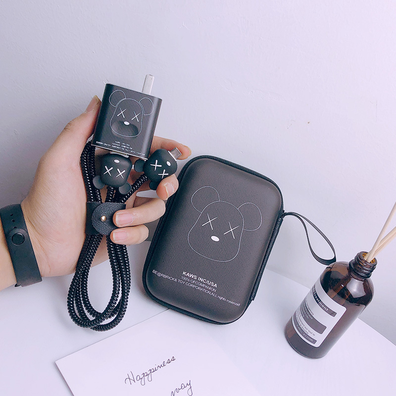 Mate30 pro data cable protective cover is suitable for Huawei p30pro violent bear mobile phone charger sticker package