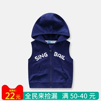Áo cotton cho trẻ em áo vest trẻ em thời trang trẻ sơ sinh thoải mái bé trai và bé gái áo vest mới - Áo ghi lê áo gile denim bé gái