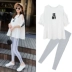 Quần bà bầu legging mẫu thời trang mới 2019 - Phụ nữ mang thai quần / quần bụng shop quần áo bầu Phụ nữ mang thai quần / quần bụng