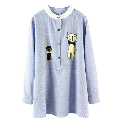 春装孕妇装衬衣韩版中长款孕妇衬衫裙打底娃娃