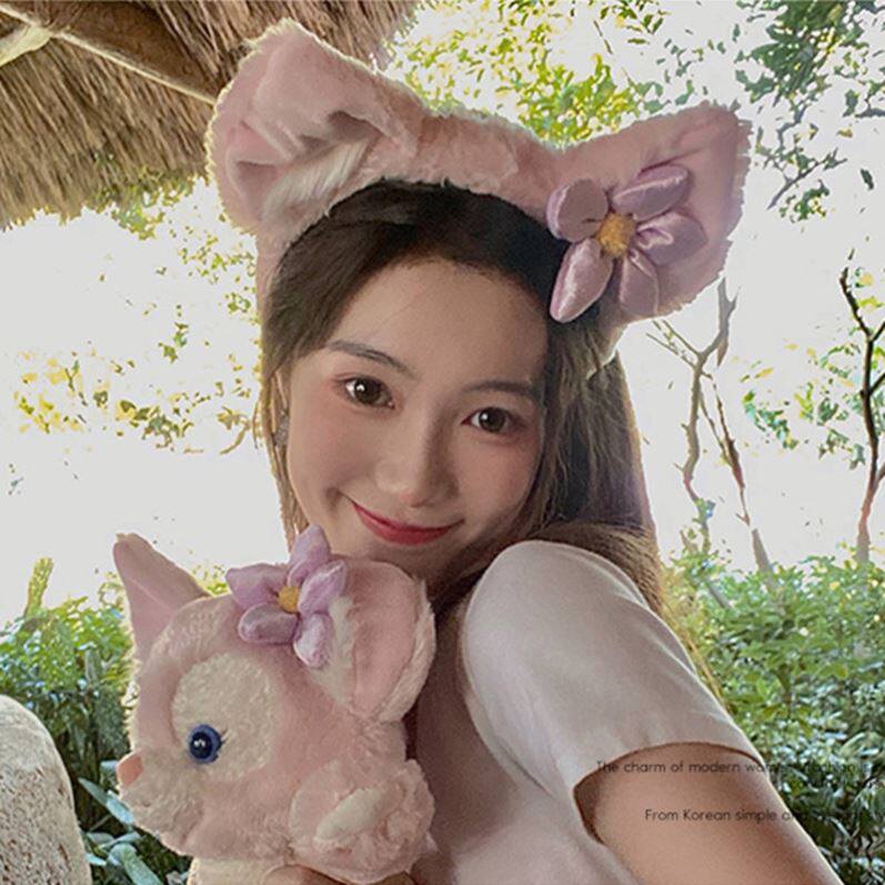 Lena Bell hair stir-furry New Year's Eve teen fashion Lingna home hair band accessories Beauty Beauty Great Ears