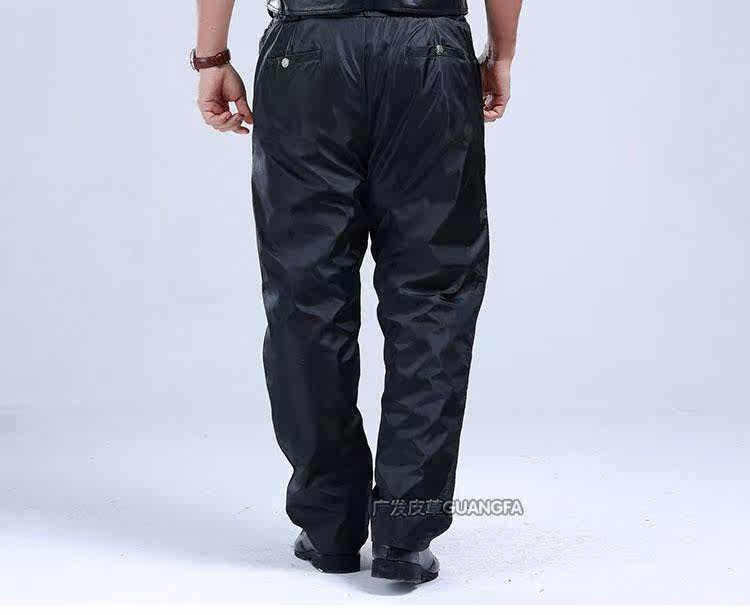 Pantalon cuir homme droit pour hiver - Ref 1481073 Image 31