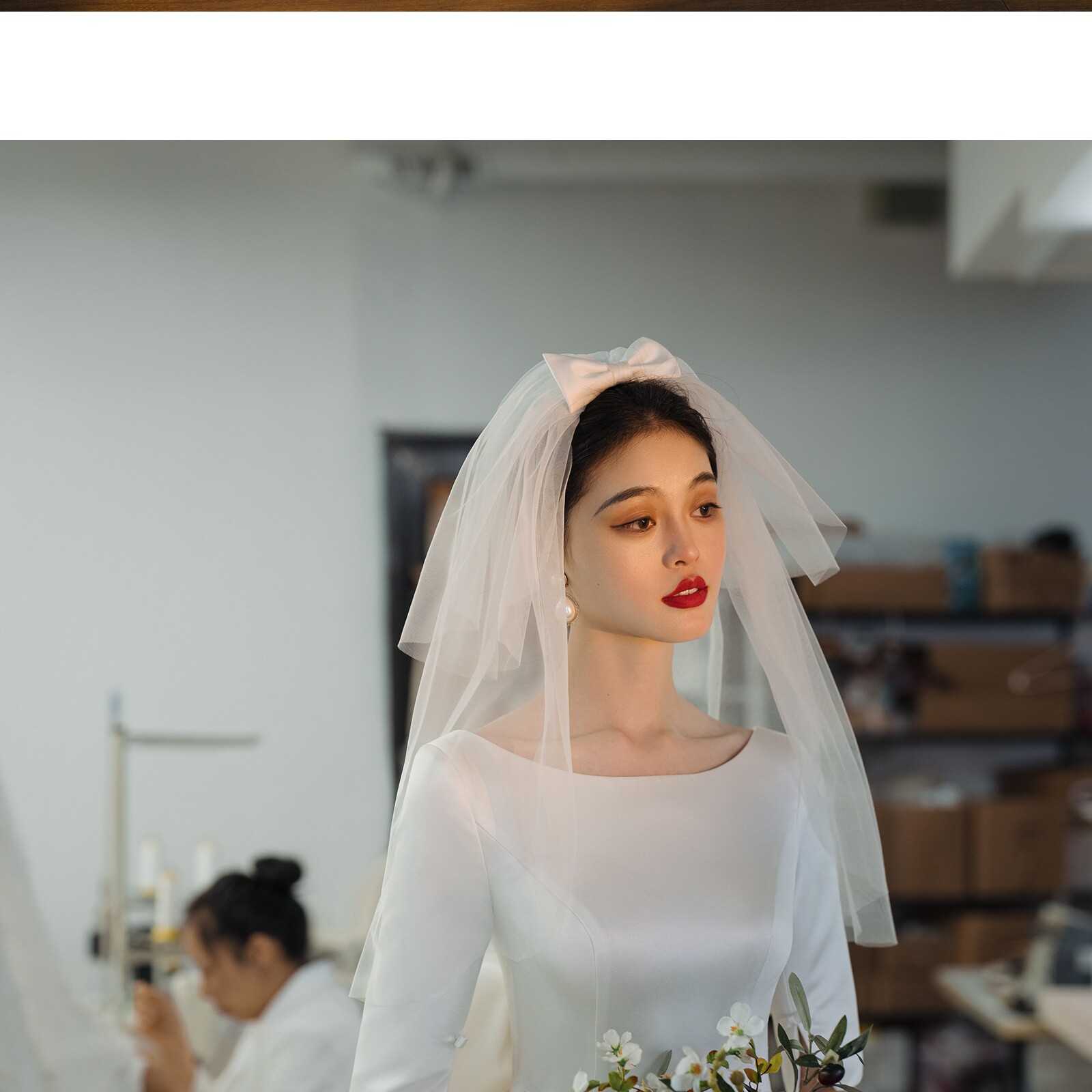 DearWhite, оригинальное короткое свадебное платье для невесты, премиум класс, французский стиль 
