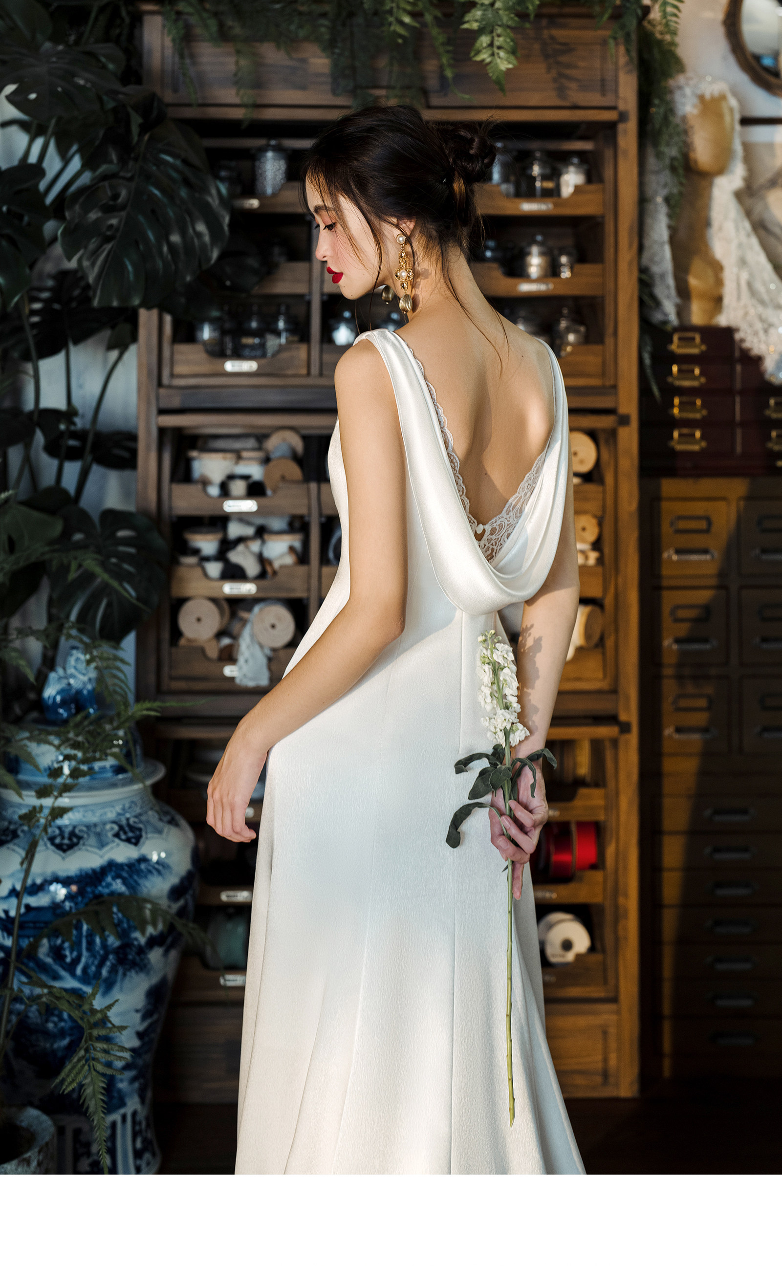 Элегантное белое свадебное платье для невесты, длинная юбка, французский стиль, крой «рыбий хвост», с открытой спиной, открытые плечи 