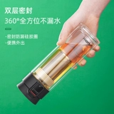 绿珠 Чайная чашка чайная чашка личная специальная чашка для водяной чашки мужская и женская двойная стеклянная тепло -устойчивый взрыв -высокая температура