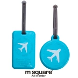M Square Luggage Brand Tag Tag милый творческий багаж список багажных партий