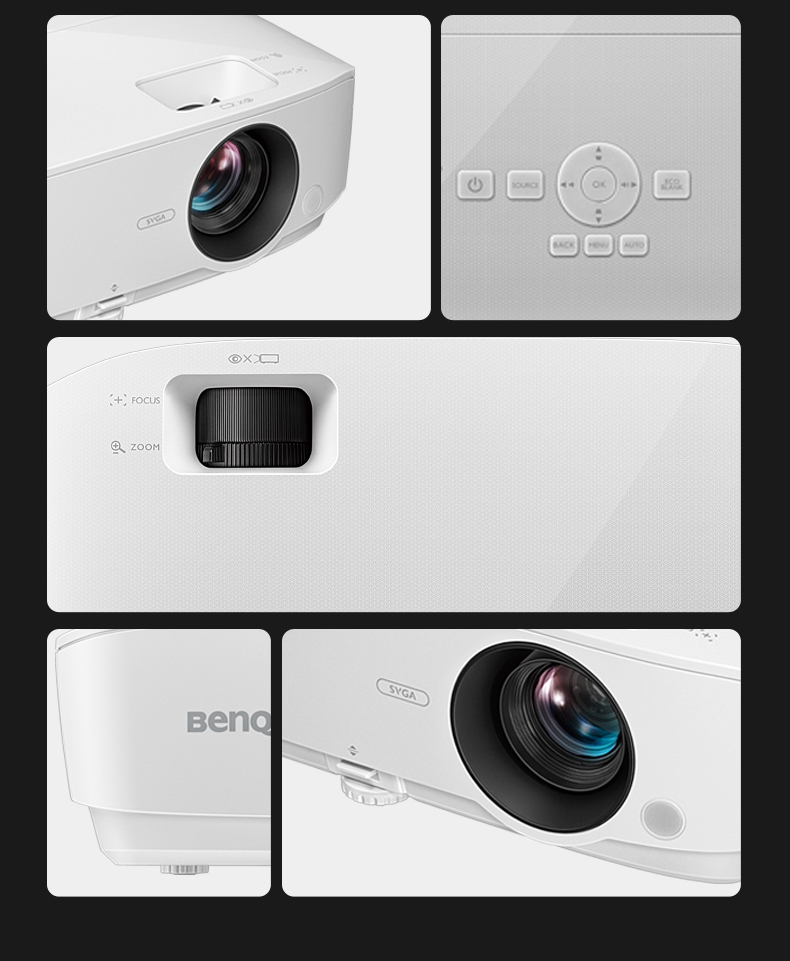 Máy chiếu Benq BenQ Máy chủ văn phòng HD tại nhà HD đào tạo 3D hỗ trợ máy chiếu 3D - Máy chiếu may chieu panasonic
