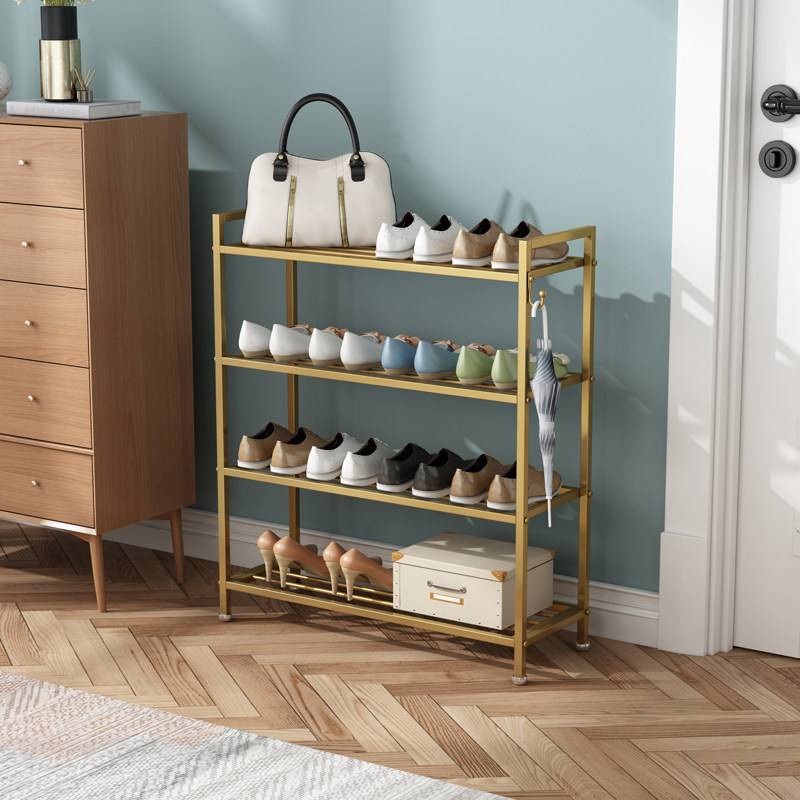Household shoe rack simple door storage rack dormitory multi-layer small shoe cabinet living room economical luxury type slipper rack