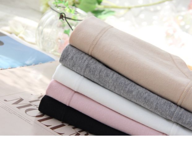 Mid-eo trắng nữ đồ lót cotton đơn giản với kích thước lớn không có ren thoáng khí thoải mái vải cotton nhỏ góc phẳng - Giữa eo quần lót nữ