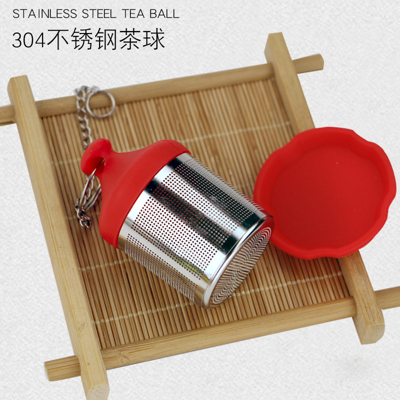 Creative 304 Stainless Steel Silicone Tea Leaker Tea Making Artifact Silicone Tea Strainer Tea Ball Filter Tea Set Accessories