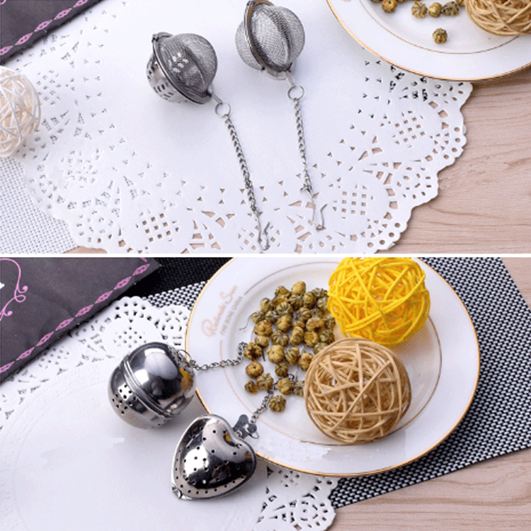 Trà Hiện Vật Thép Không Gỉ Tea Balls Trà Maker Creative Bộ Lọc Gongfu Tea Set Dương Giang Nhà Bếp Lớn