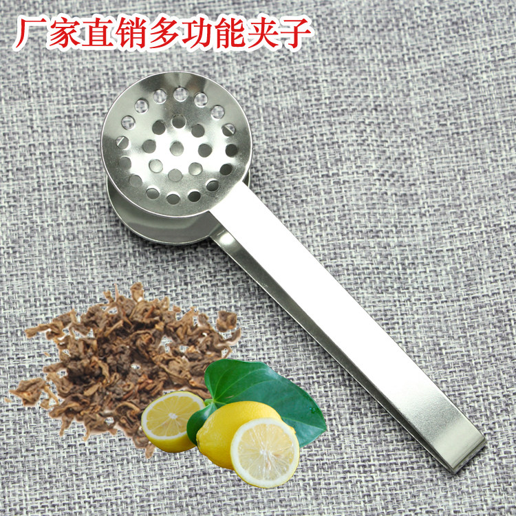 Tea Clips Tea Tweezers Stainless Steel Lemon Clip Tea Clip Tea Duct Accessories Kung Fu Creative Tea Clips