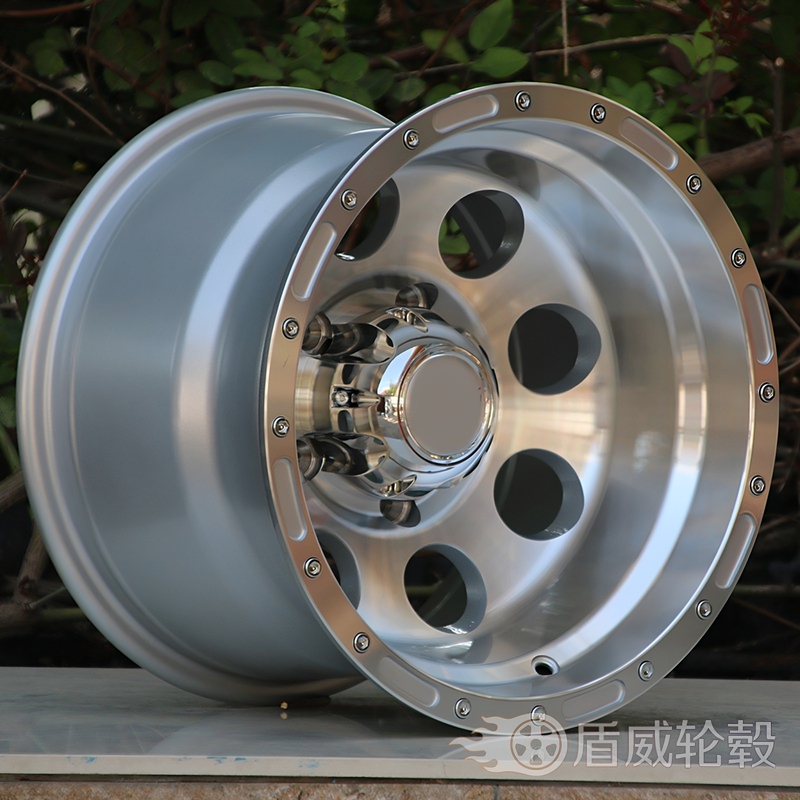 Suitable for Pajero V33 Black King Kong Jeep 2500 Patrol Y60 Cheetah 15 16inch Large Negative Offset Off-Road Wheels Suitable for Pajero V33 Black King Kong Jeep 2500 Patrol Y60 Cheetah 15 16inch Large Negative Offset Off-Road Wheels