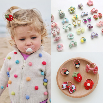 Cute infant rubber band childrens hair band hair accessories cartoon mini small hair volume baby hair rope girls headband